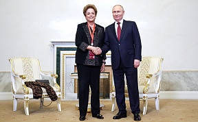 Meeting with New Development Bank President Dilma Rousseff